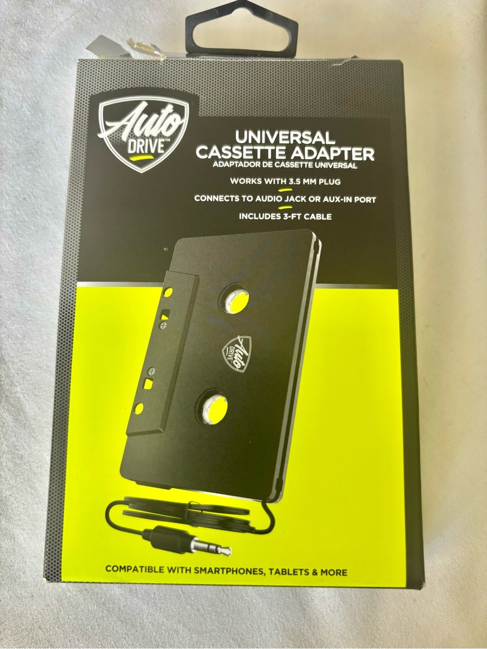 Universal Cassette Adapter – Black